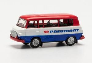 HER066815 - Mini bus rouge-blanc-bleu B1000 Pneumant