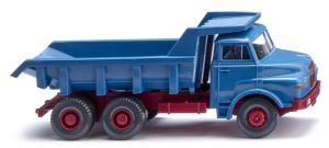 WIK067002 - Camion benne couleur bleu - MAN 6x4