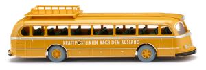 WIK070002 - Bus de couleur jaune KRAFTPOST – MERCEDES O 6600 H