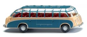 WIK073005 - Bus de couleur bleu et beige - SETRA S8