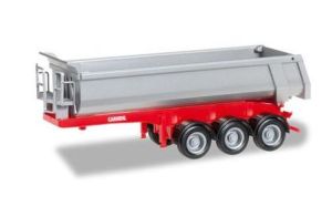 HER076241-002 - Remorque de couleur grise 3 Essieux