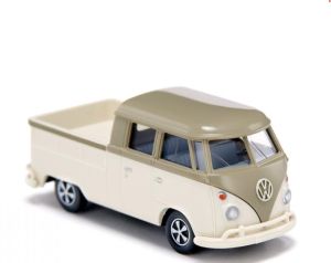 WIK078907 - Camionnette couleur gris olive/blanc perle – VOLKSWAGEN T1 cabine d'équipe