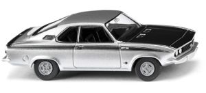 WIK082712 - Voiture de couleur grise et noire - OPEL Manta A GT/E