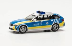 Voiture de police bavaroise BMW série 3 touring