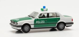 HER097055 - Voiture de police verte et blanche – BMW 323I E30
