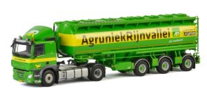 Camion avec remorque frigo AGRUNIEKRIJNVALLEI - DAF CF My 2017 4x2