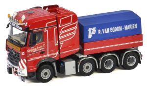 WSI01-3345 - Camion avec Ballast P.VAN EGDOM - MERCEDES Arocs MP4 Big space 8x4