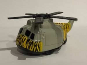 Hélicoptère à friction de couleur beige