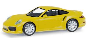 HER028615-003 - Voiture de couleur jaune – PORSCHE 911 Turbo