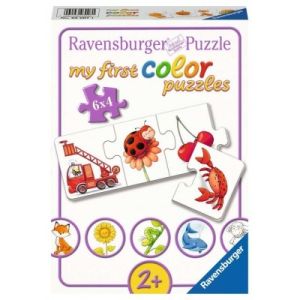 RAV03007 - 6 puzzles de 4 pièces  Toutes les couleurs
