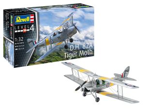 REV03827 - Maquette à assembler et à peindre - D.H. 82A Tiger Moth