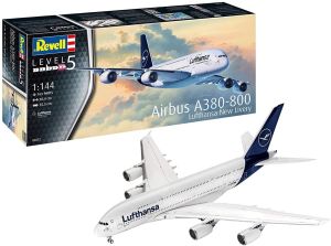 REV03872 - Maquette à assembler et à peindre - Airbus A380-800 Lufthansa New Livery