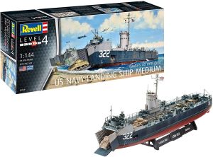 Maquette à assembler et à peindre - Navire de débarquement de l'US Navy Medium