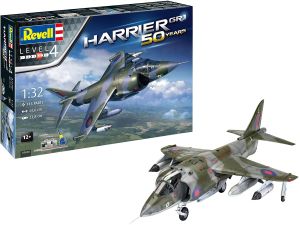 REV05690 - Maquette à assembler et à peindre avec peinture - Harrier GR.1