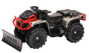 NEW07383 - Quad avec lame couleur bronze et rouge – CAN-AM Outlander XMR 1000R