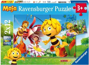 RAV075942 - 2 Puzzles Maya l'abeille dans le pré fleuri – 12 Pièces