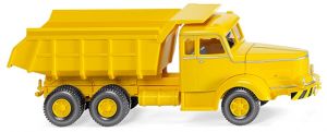 Camion benne de couleur jaune - KRUPP Titan