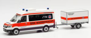 HER096096 - Véhicule BRK WASSERWACHT - MAN TGE Bus HD avec remorque