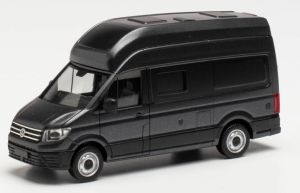 HER096324 - Véhicule de couleur gris métallique  - VOLKSWAGEN Crafter Grand California 600