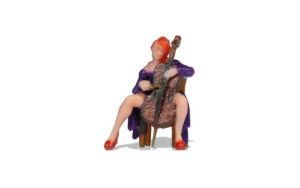 NOC10410 - Figurine en 3D – Violoncelliste