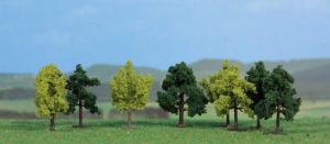 HEK1140 - 8 arbres de 4cm – feuillus