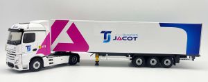 ELI118524 - Camion avec benne TP du transporteur VERMEESCH - RENAULT T 480 4x2