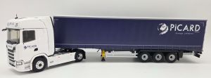 ELI118568 - Camion avec remorque bâchée du transporteur PICARD Solutions - SCANIA 500S Tautliner 4x2