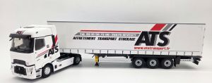 ELI118651 - Camion avec remorque bâchée du transporteur ATS - RENAULT T High 4x2
