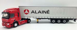 ELI118674 - Camion avec remorque bâchée du transport ALAINE - RENAULT T480 4x2