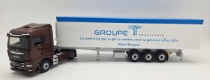 ELI118838 - Camion avec benne céréaliere du transporteur TARDET - MAN TGX GM 4x2
