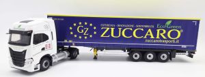 ELI118852 - Camion avec remorque du transporteur ZUCCARO Transpoti Blu - IVECO S-WAY NP 4x2