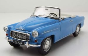 WBXWB124228 - Voiture cabriolet de 1959 couleur bleue - SKODA Felicia