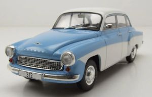 WBXWB124242 - Voiture de 1965 couleur bleu et blanche - WARTBURG 312