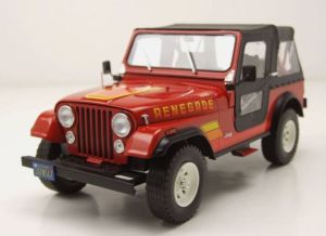 WBXWB124267 - Voiture de 1980 couleur rouge - JEEP CJ-7 Renegade
