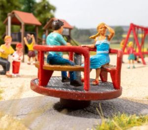 NOC13403 - Personnage et accessoire - ménège pour enfant