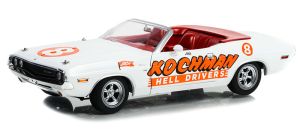 GREEN13633 - Voiture de 1970 couleur blanche - DODGE Challenger R/T Kochman Hell Drivers