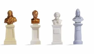 NOC14838 - Accessoire pour diorama - Bustes - 4 pièces