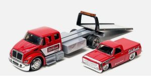 MST15055MJR - Camion plateau INTERNATIONAL Durastar Flatbed sous blister - EDELBROCK - CHEVROLET 1500 1987