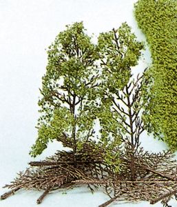 HEK1532 - Décor pour diorama - 15 Arbres de 15cm