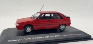 ODE157 - Voiture de 1988 couleur rouge – RENAULT 11 Turbo 5 portes