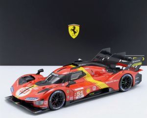 BUR16311-51 - Voiture des 24H du Mans 2023 pilotée par Alexandro PIER GIUDI - FERRARI 499P turbo V6 #51 Team Ferrari