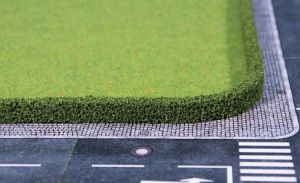 HEK1752 - Décor pour diorama - 2 Haies de thuya - 12x7 mm - 50cm de long.