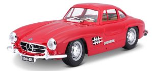BUR22023 - Voiture sportive MERCEDES 300 SL de 1954 couleur rouge