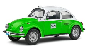 SOL1800521 - Voiture Taxi méxicain de 1974 couleur vert et blanc -VW Beetle 1303