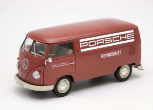 WEL18053TDA - Van de couleur rouge PORSCHE RENNDIENST – VOLKSWAGEN T1