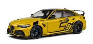SOL1806905 - Voiture de 2022 couleur jaune - ALFA ROMEO Giulia GTA Nagemaakt