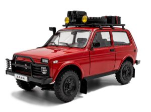 SOL1807306 - Voiture de 1980 couleur rouge - LADA Niva