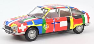 NOREV181667 - Voiture de 1972 2ème version drapeaux - CITROEN GS