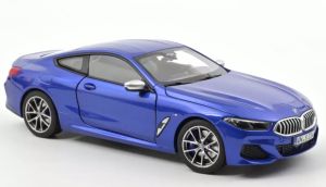NOREV183286 - Voiture de 2019 couleur bleu métallisé - BMW M850i