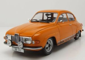 MOD18654 - Voiture de 1970 couleur orange - SAAB 96 V4